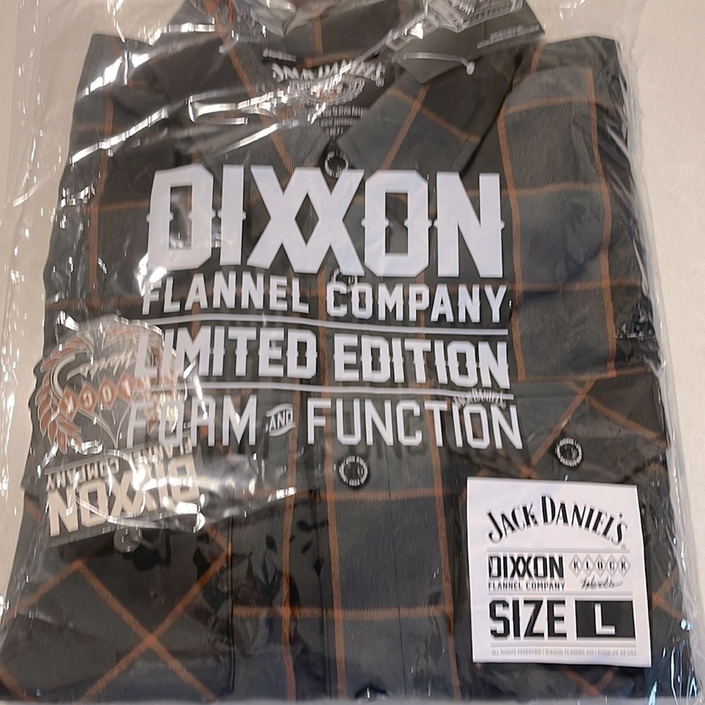 Dixxon Jack Daniels flannel large